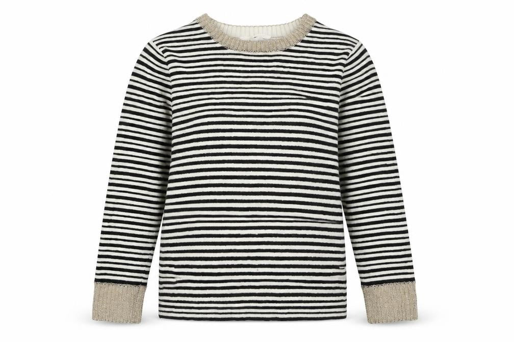 Front view of Nine by Savannah Miller Women's Stripe jumper, size 14