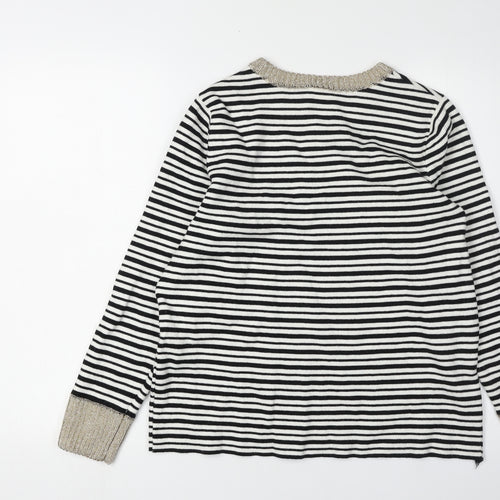 Nine Savannah Miller Women's Stripe Pullover Jumper Size 14