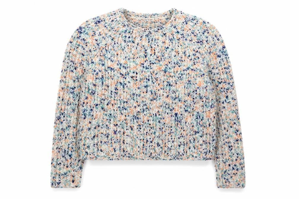 Front view of Topshop Women's Multicoloured Chunky jumper, size 10