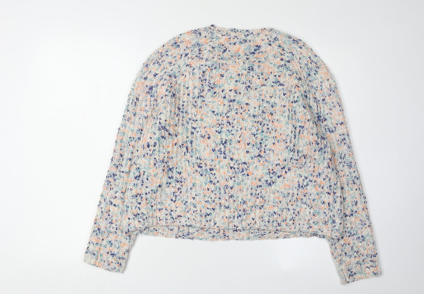 Topshop Women's Multicoloured Chunky Pullover Jumper Size 10