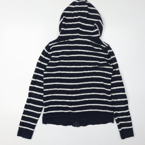 Fatface Women’s Blue Striped Cardigan Size 10