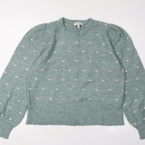 b.young Women's Green Pullover Jumper, Size M