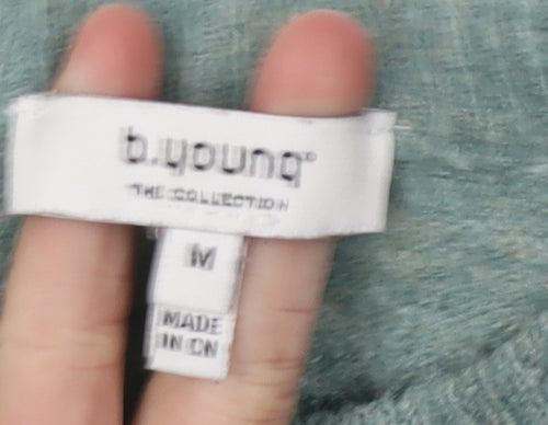 b.young Women's Green Pullover Jumper, Size M