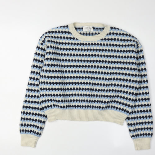 Compania Fantastica Women's Multicoloured Geometric Jumper