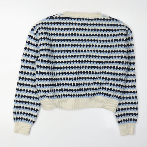 Compania Fantastica Women's Multicoloured Geometric Jumper