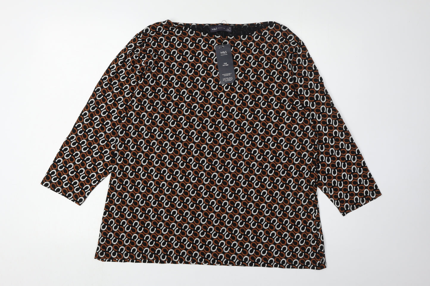 Marks and Spencer Women's Geometric Blouse Size 22