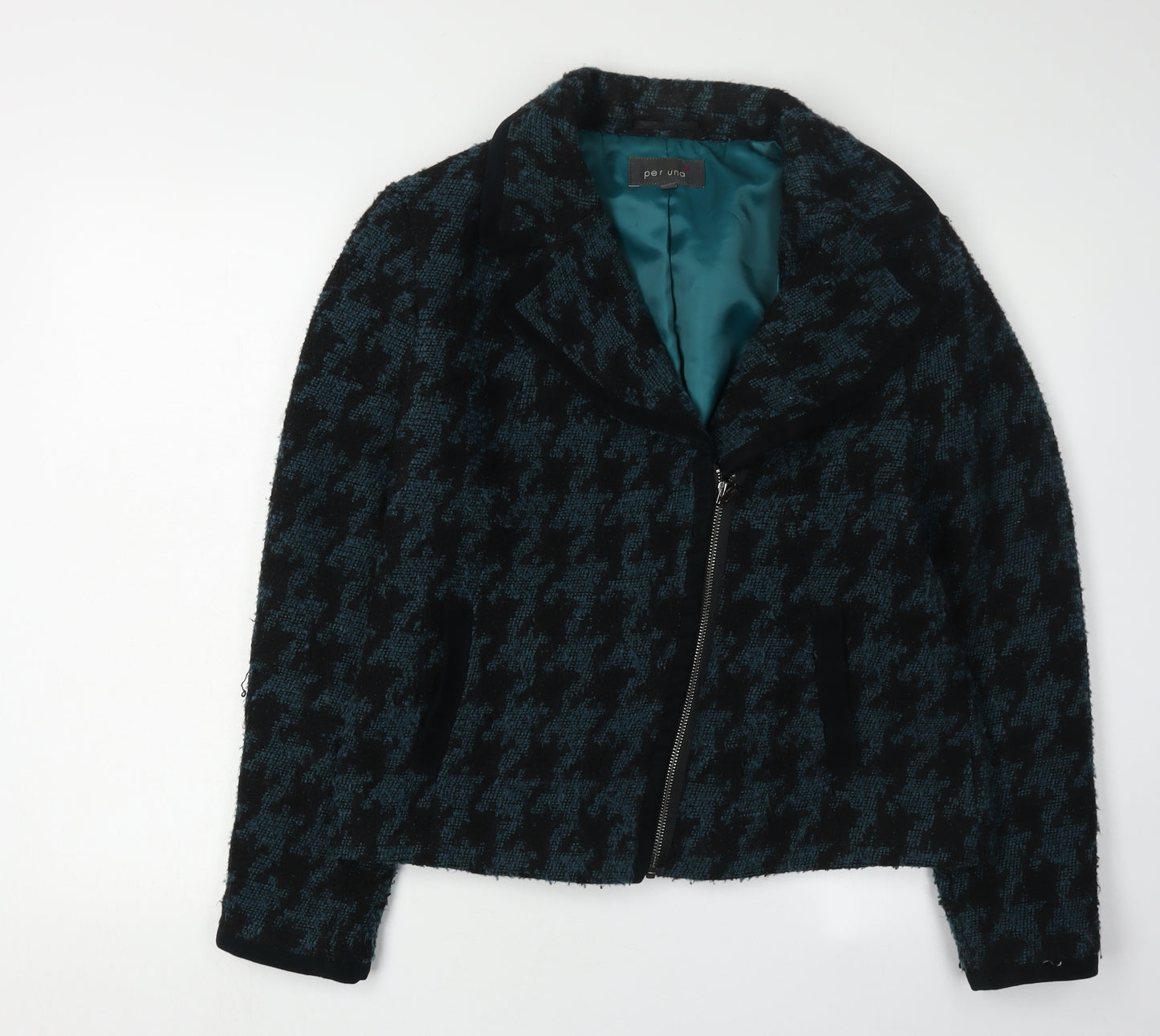 Marks and Spencer Women's Black Houndstooth Jacket