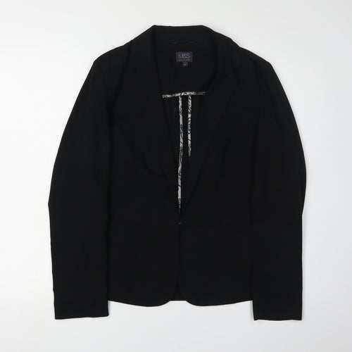 Marks & Spencer Women's Black Blazer Size 10