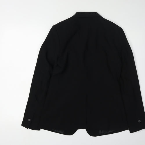 H&M Women’s Black Blazer, Size 10, Lined, Business