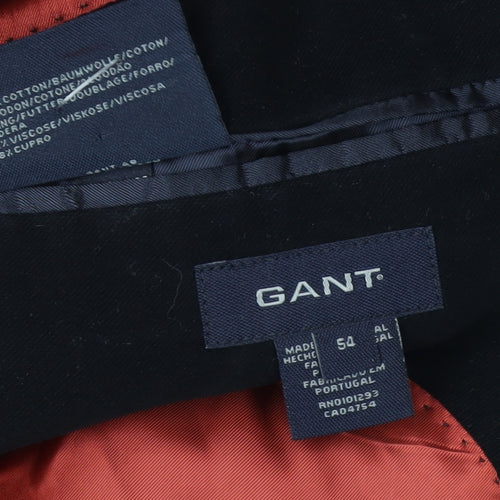 GANT Men's Black Blazer Jacket, Size 54