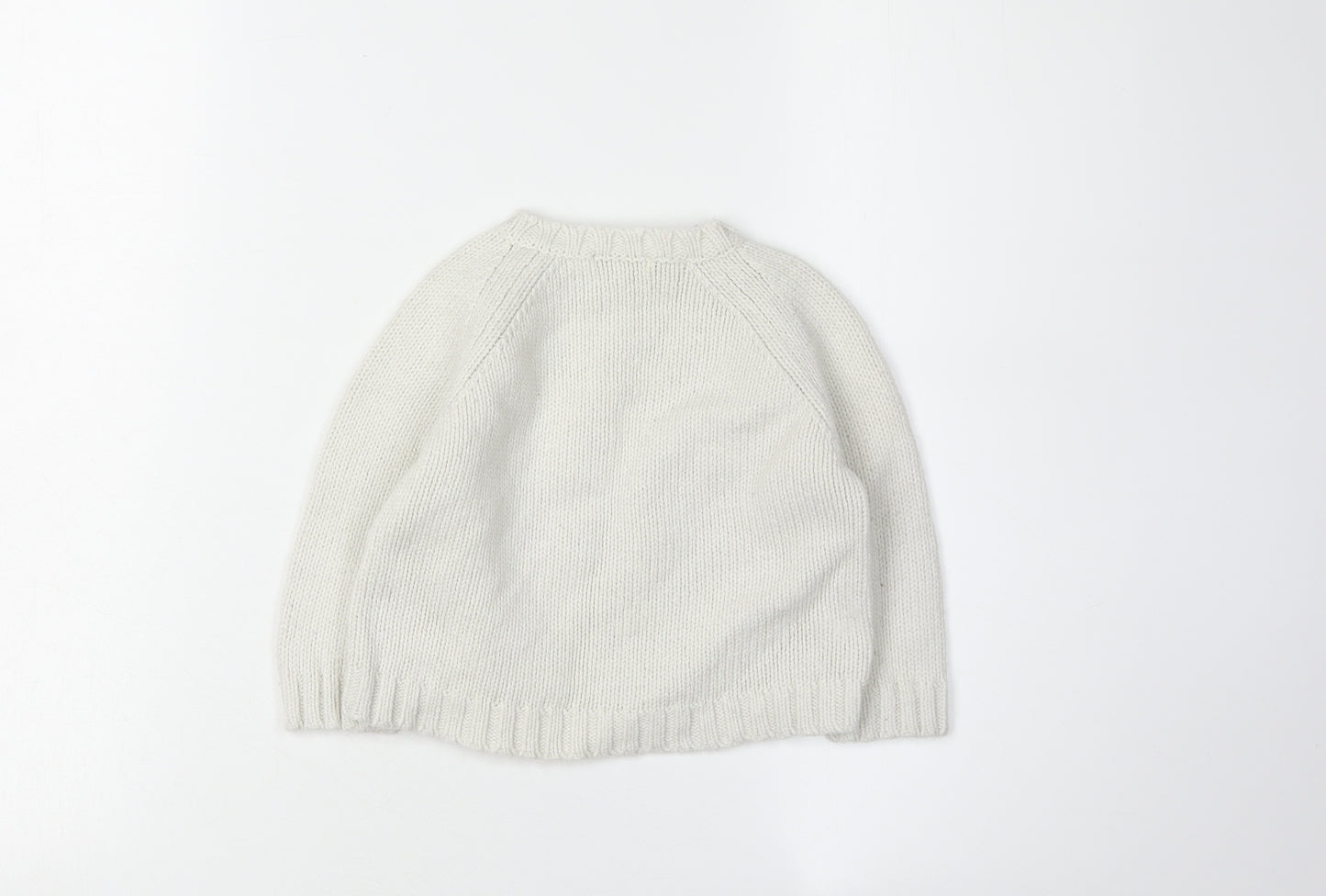 Rocha Little Rocha Ivory Jumper 6-9 Months Unisex Knit Pullover