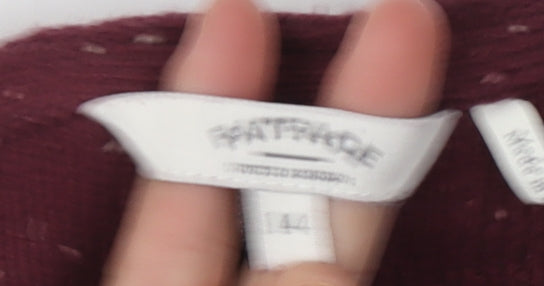 Fat Face Women's Red Striped Pullover Jumper Size 14