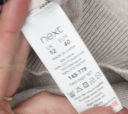 Next Women's Floral Multicoloured Tank Top Size 12