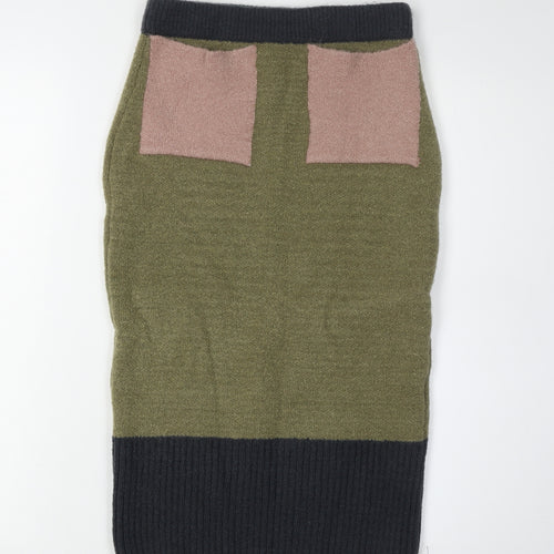 Cashel Women's Green Knit Pencil Skirt L