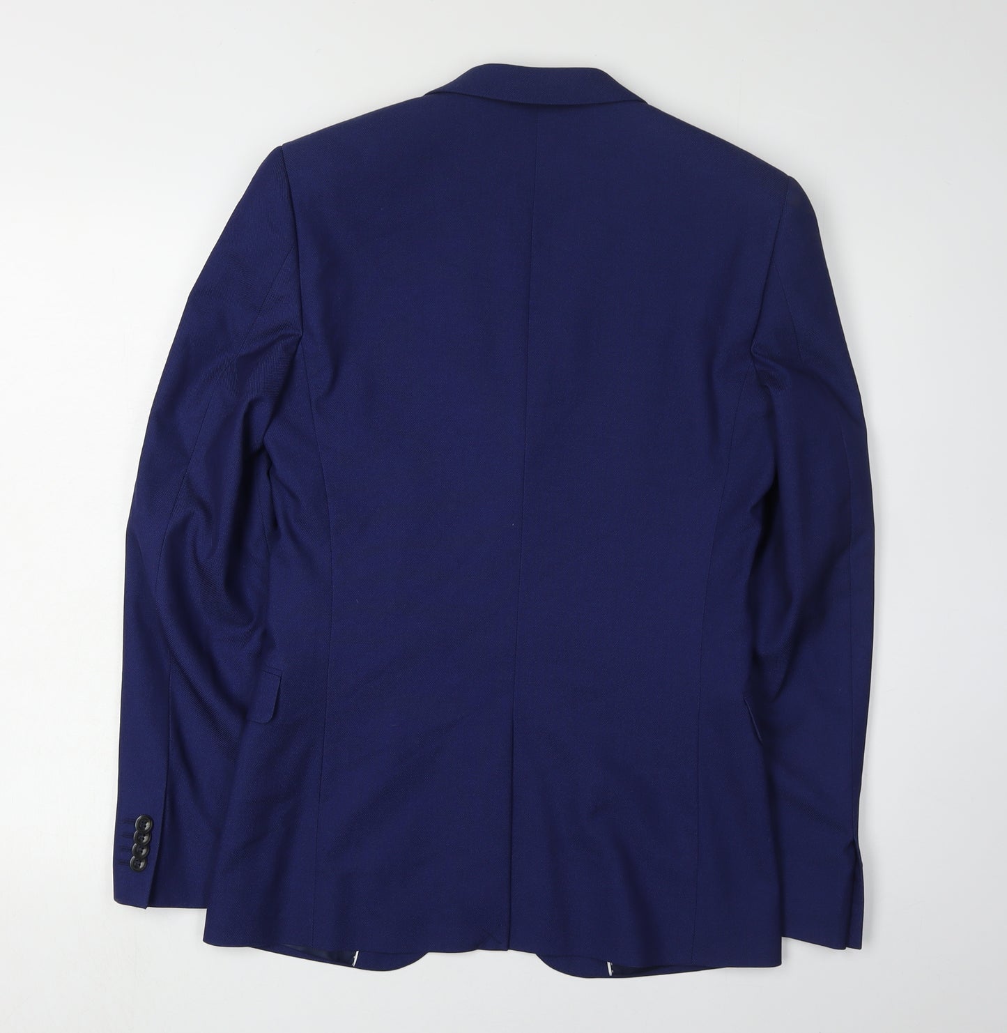 Topman Men's Blue Blazer, Size 36, Notch Lapel