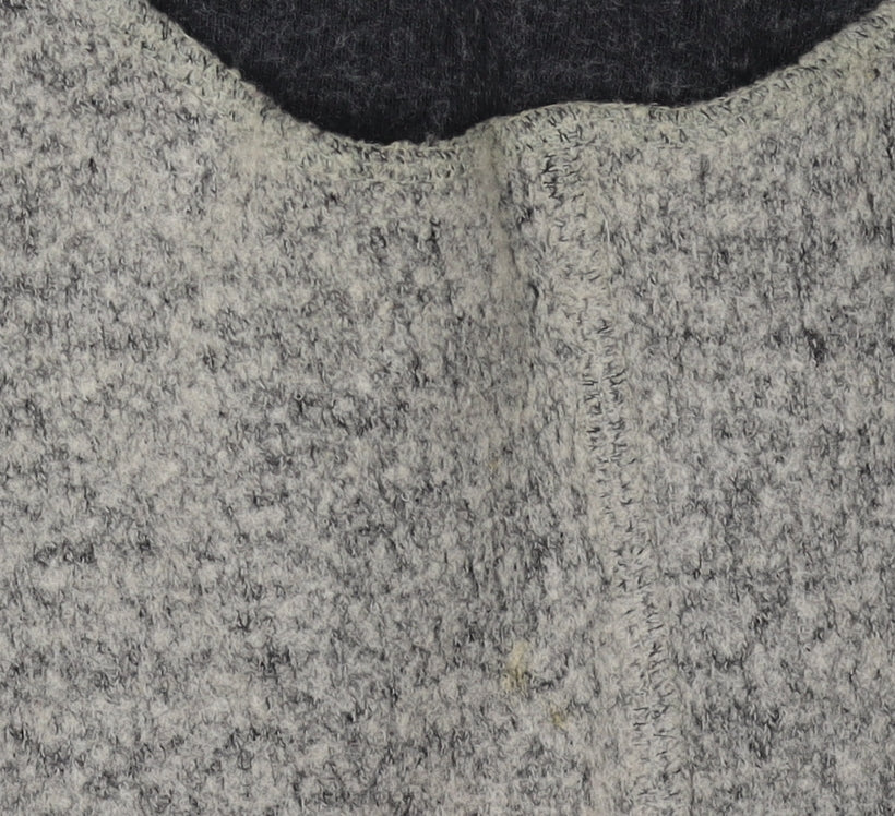 Lecomte Women's Grey Wool Blend Jumper Size 14