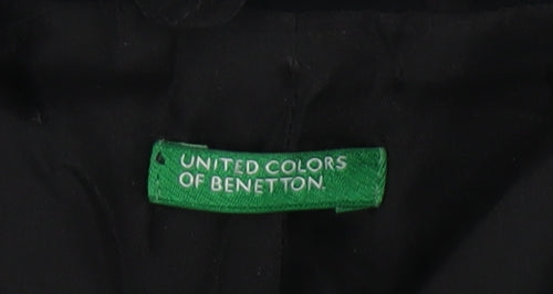 United Colors of Benetton Boys Black Slim Fit Jacket