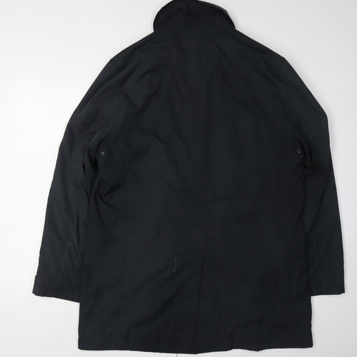 Marks & Spencer Men's Black Overcoat, M