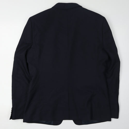 Topman Men's Blue Regular Fit Blazer 42R