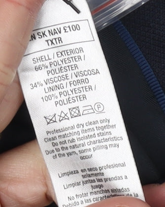 Topman Men's Blue Regular Fit Blazer 42R