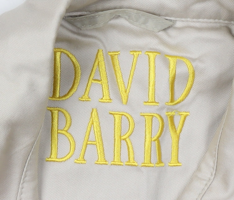 David Barry Women's Beige Trench Coat Size 20