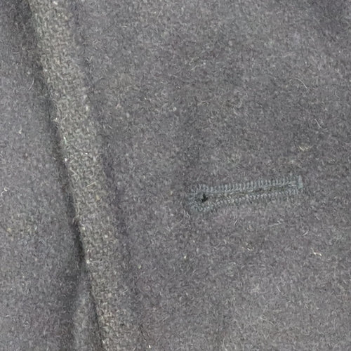 Stone River Men's Black Wool Overcoat XL