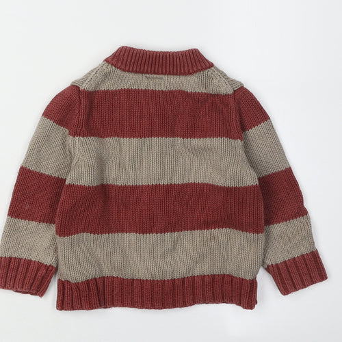 Baby Gap Unisex Multicoloured Striped Cardigan 12-18 Months