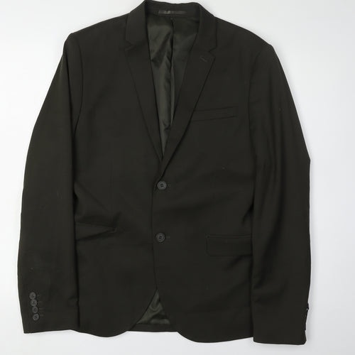 H&M Men's Black Slim Fit Blazer, Size 40R