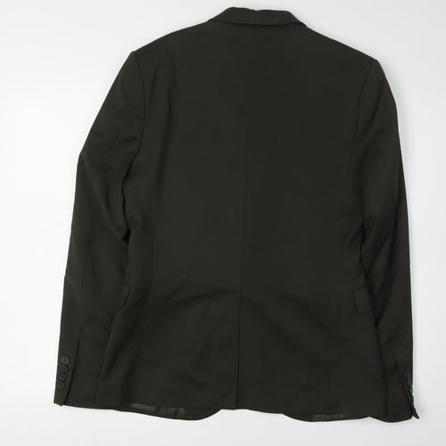 H&M Men's Black Slim Fit Blazer, Size 40R
