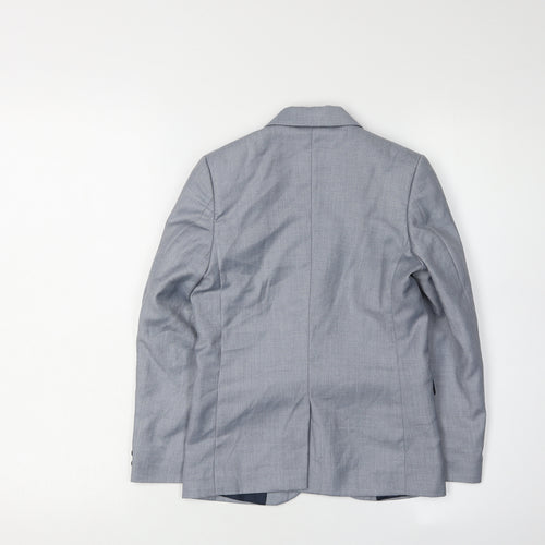 Milano Mayfair Boys Grey Single-Breasted Suit Jacket