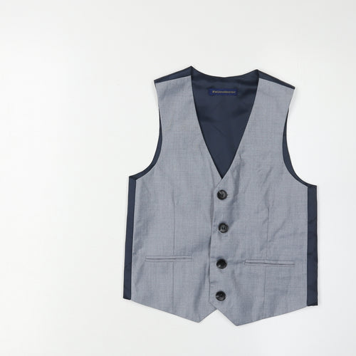 Milano Mayfair Boys Grey Suit Waistcoat 8 Years Formal Wear