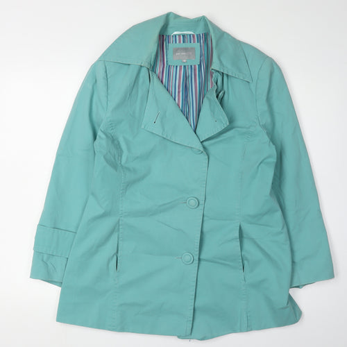 Marks & Spencer Women’s Green Cotton Jacket Size 16