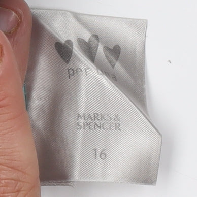 Marks & Spencer Women’s Green Cotton Jacket Size 16