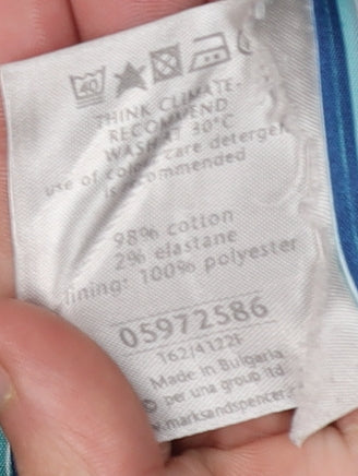 Marks & Spencer Women’s Green Cotton Jacket Size 16