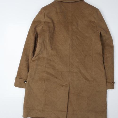 Lauren Ralph Lauren Brown Wool Women's Overcoat Size 14