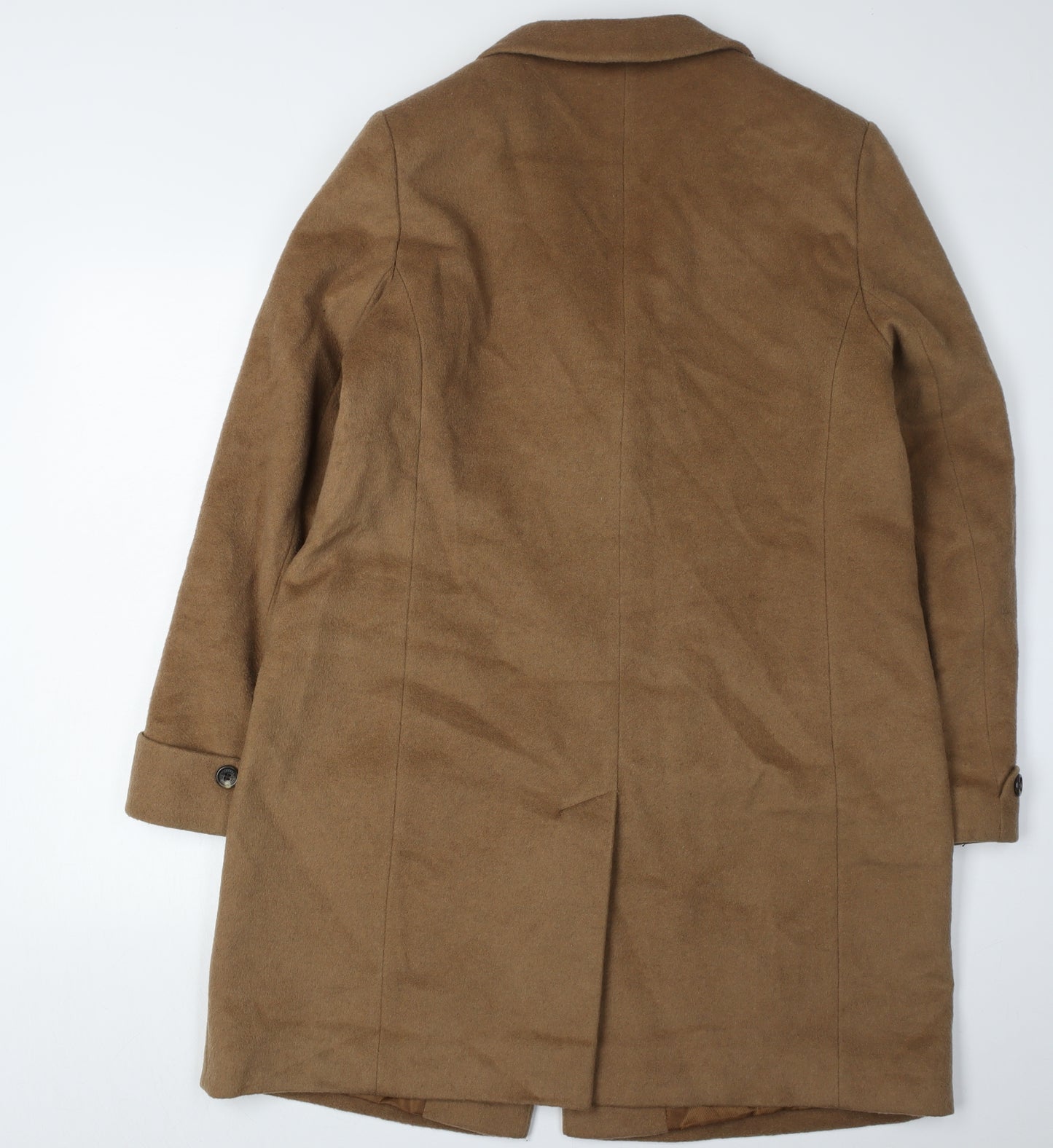 Lauren Ralph Lauren Brown Wool Women's Overcoat Size 14