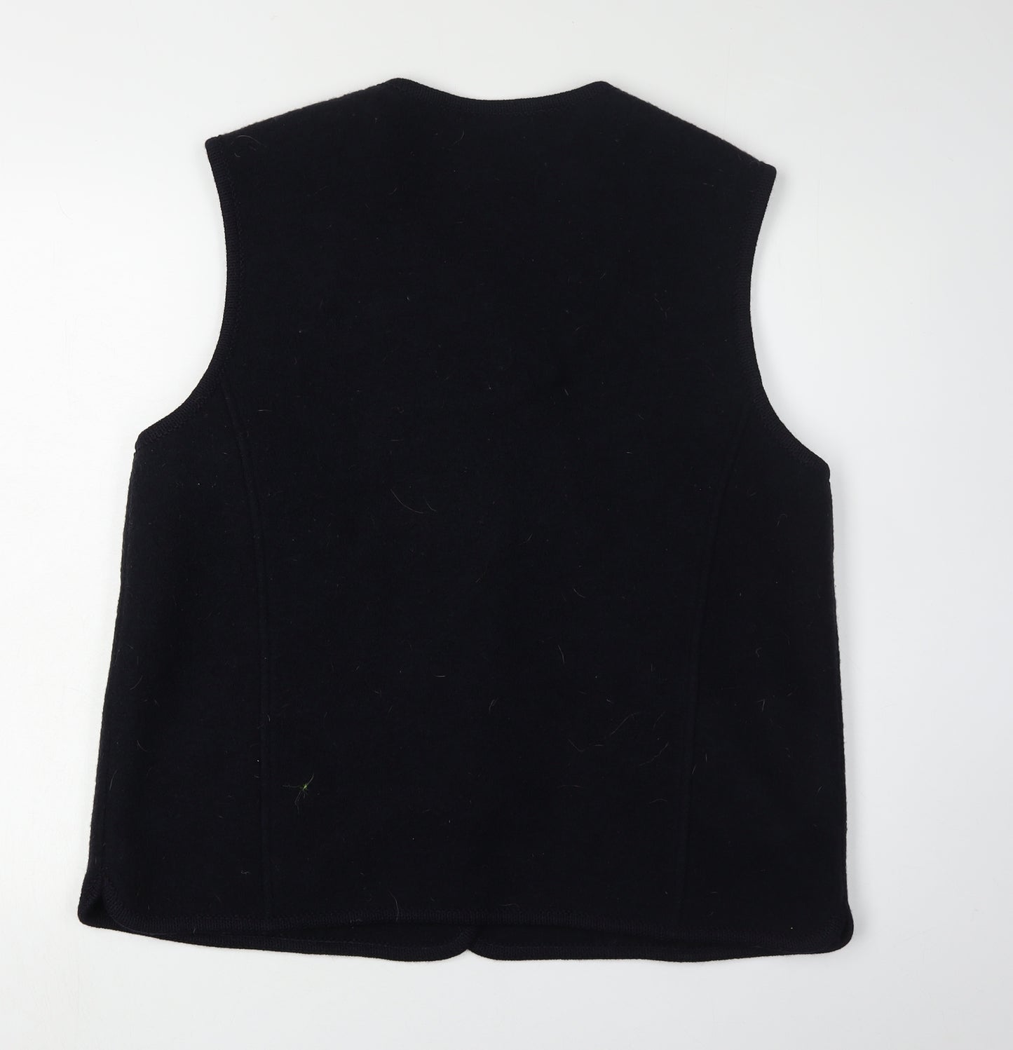 Rowland's Men's Black Wool Vest, Casual Style