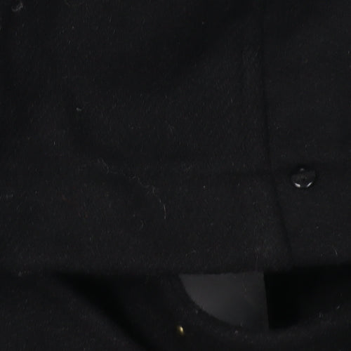 La Redoute Women's Black Hooded Wool Coat Size 12