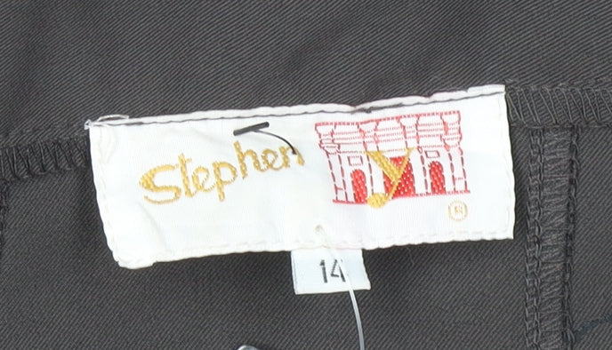 Stephen Women's Black A-Line Skirt Size 14