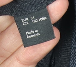 COS Men's Black Linen Blazer Jacket Size UK 44