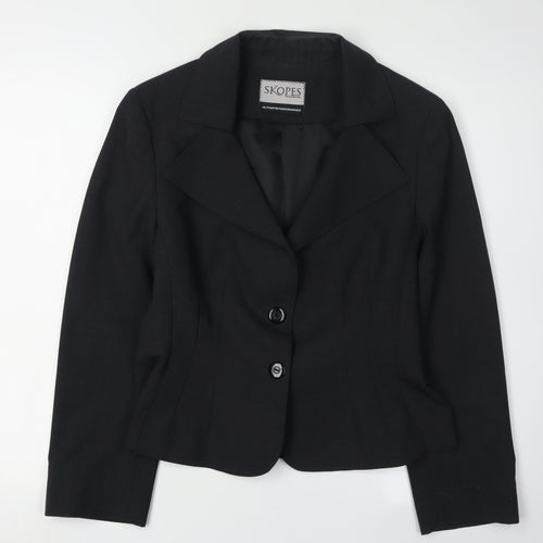 Skopes Women's Black Tailored Blazer Size 10