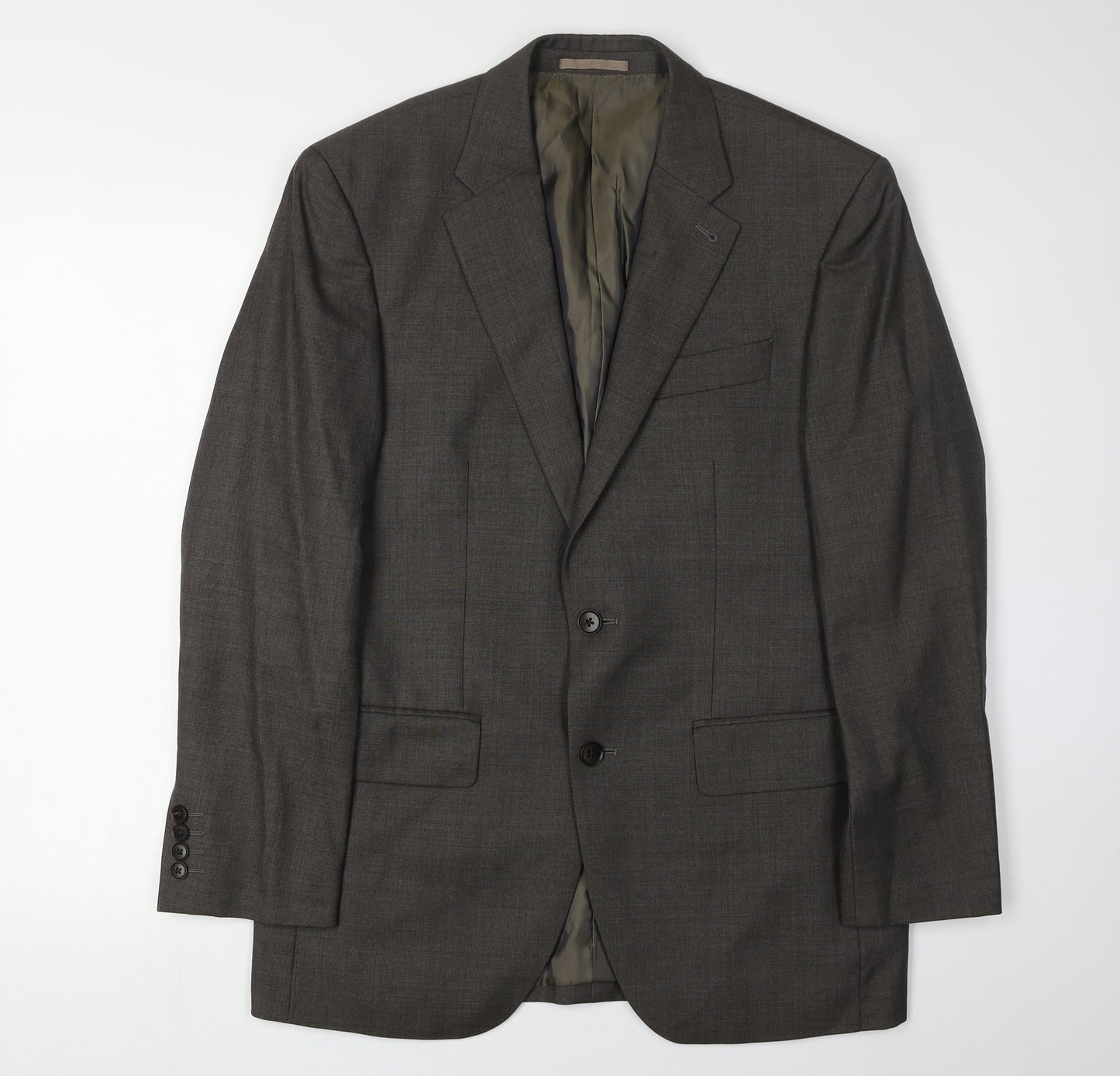 Next Italia Men's Brown Wool Blazer Jacket Size 38S