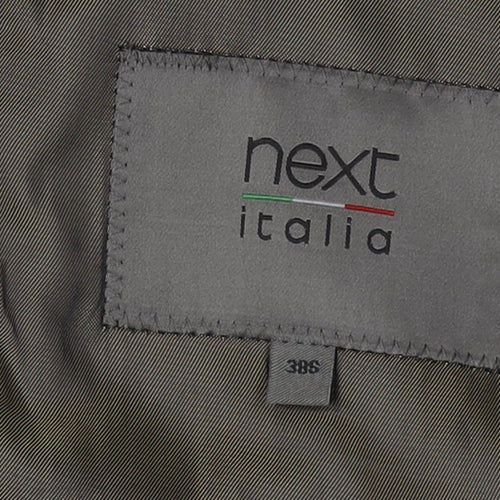 Next Italia Men's Brown Wool Blazer Jacket Size 38S