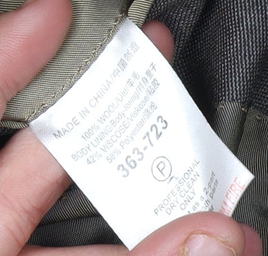 Next Italia Men's Brown Wool Blazer Jacket Size 38S