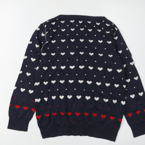 Mango Women's Multicoloured Heart Cardigan Size 12