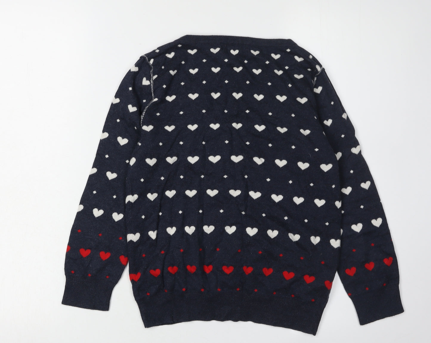 Mango Women's Multicoloured Heart Cardigan Size 12