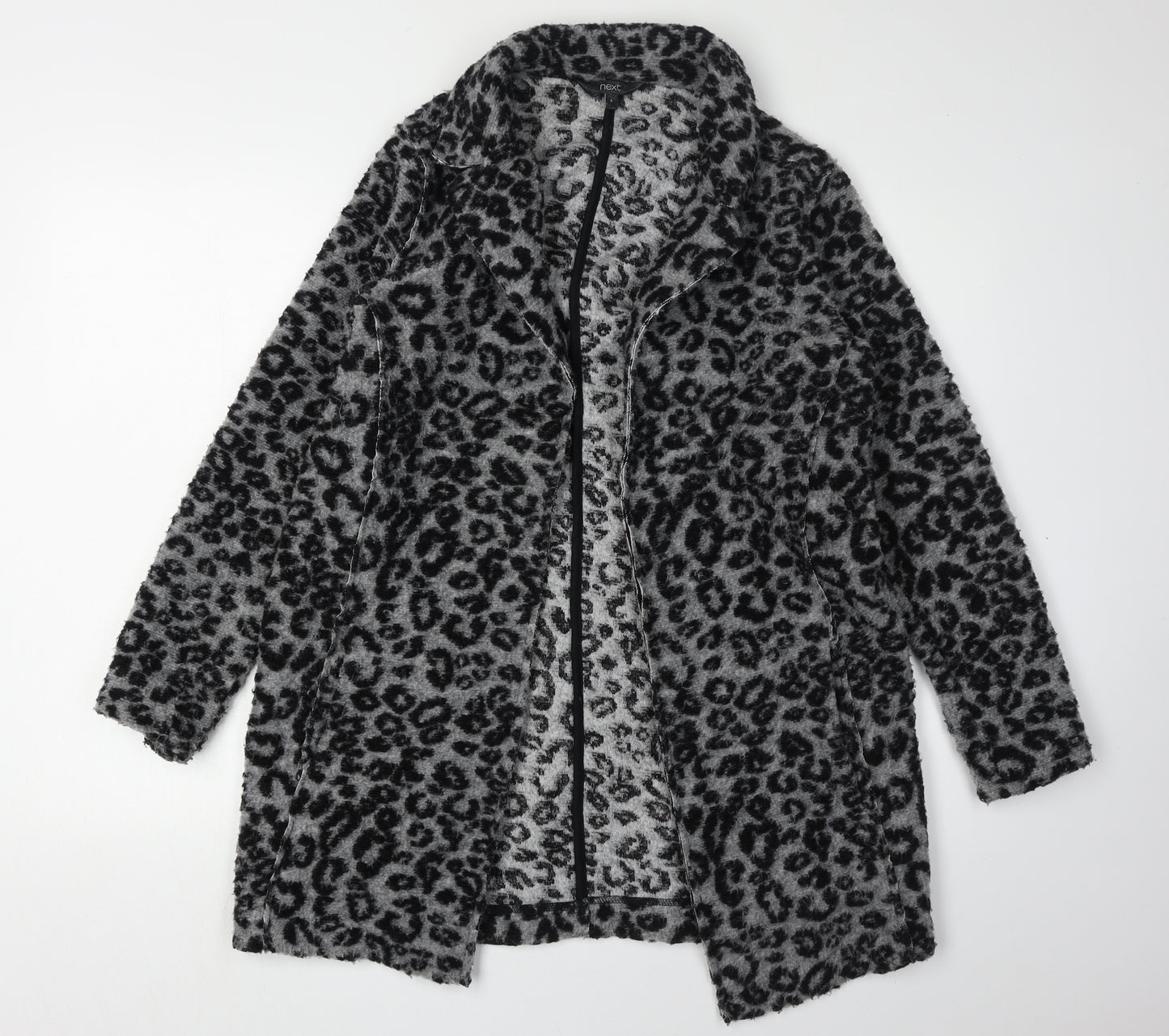 Next Women's Grey Animal Print Long Sleeve Jumper