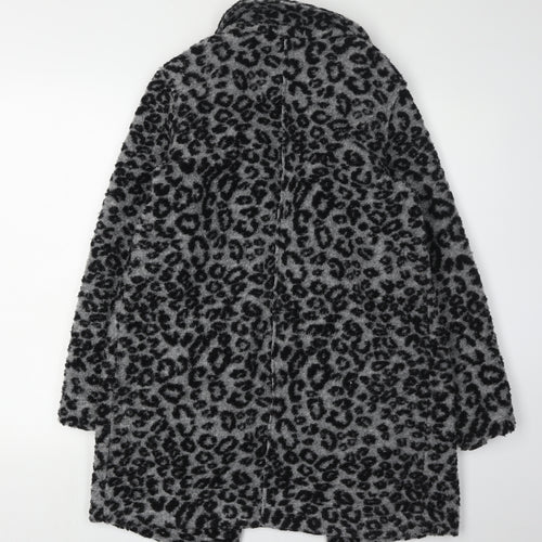 Next Women's Grey Animal Print Long Sleeve Jumper
