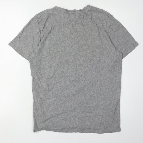 Jack & Jones Grey Graphic Print T-Shirt, Size L