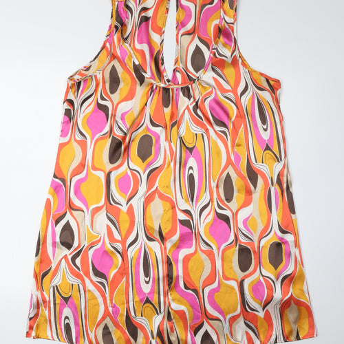 ASOS Women's Multicoloured Sleeveless Dress Size 18